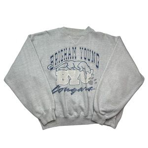 Vintage Brigham Young Cougars Logo Crewneck
